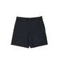 Black Cotton Bermuda Shorts