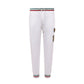 White Cotton Joggers (Workout Pants)