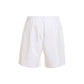 White Cotton Shorts