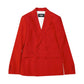 Multicolor Viscose Full-Length Jacket