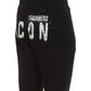 Black Cotton Joggers (Workout Pants)