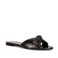 Black Calfskin Slides