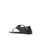 Black Calfskin Sandals