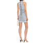 Blue Cotton Casual Dress