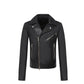 Black Leather Biker Jacket