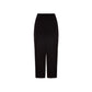 Black Viscose Casual Pants
