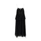Black Silk Casual Dress