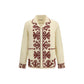 Beige Hemp Pattern Shirt