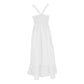 White Linen Casual Dress