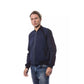 Blue Viscose Bomber