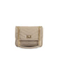 Beige Leather Crossbody Bag
