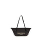 Black Raffia Shoulder Bag