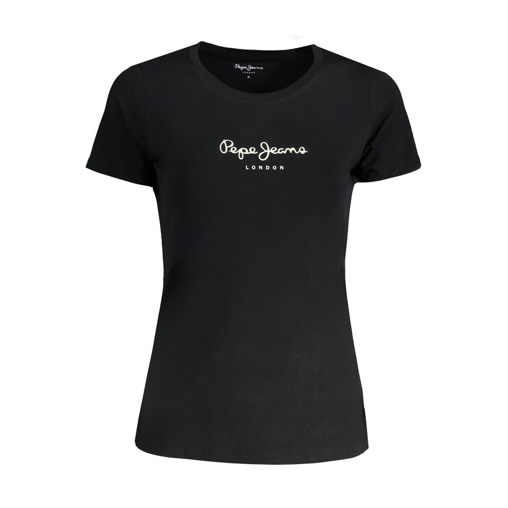Black Cotton T-Shirt