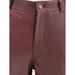 Bordeaux Leather Pants
