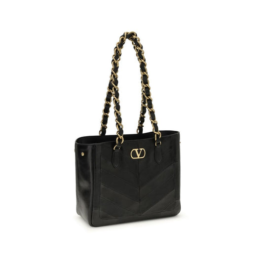 Black Napa Leather / Calf Bos Taurus Shoulder Bag