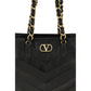 Black Napa Leather / Calf Bos Taurus Shoulder Bag