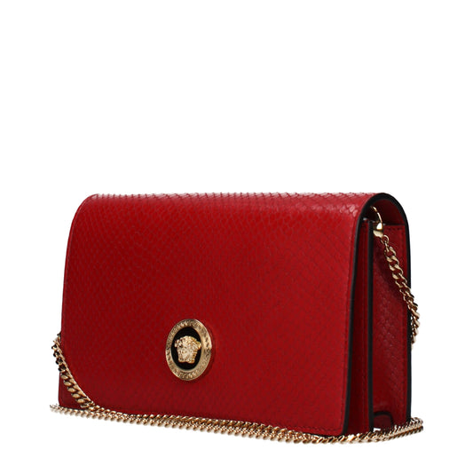 Red Leather Clutch Bag