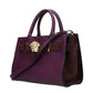 Purple Leather Handbag