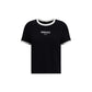 Black Viscose T-Shirt