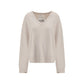 Beige Cashmere Sweater