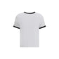 White Viscose T-Shirt