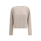 Beige Cashmere Sweater