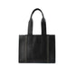 Black Leather Tote Bag