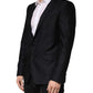 Black MARTINI Single Breasted Jacket Blazer