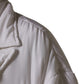 White Silk Padded Parka Men Coat Jacket