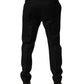 Black Wool Skinny Dress Formal Trouser Pants