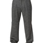 Gray Houndstooth Straight Dress Trouser Pants