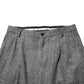 Gray Houndstooth Straight Dress Trouser Pants