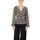 Beige Polyester Blouse