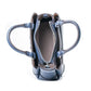 Blue Leather Handbag