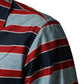 Multicolor Stripes Cotton Men Button Down Shirt