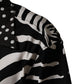 Black White Zebra ButtonDown Oversize Shirt