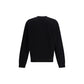 Black Cotton Sweatshirt