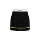 Black Viscose Mini Skirt