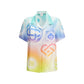 Multicolor Silk Shortsleeve Shirt