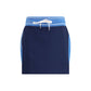 Blue Cotton Mini Skirt