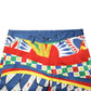 Multicolor Carretto Print Men Bermuda Shorts