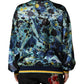 Multicolor Marble Print Pullover Sweater