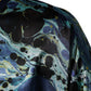 Multicolor Marble Print Pullover Sweater