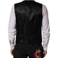 Black Wool Dress Men Formal Waistcoat Vest