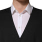 Black Wool Dress Men Formal Waistcoat Vest