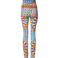 Multicolor Carretto Leggings High Waist Pants