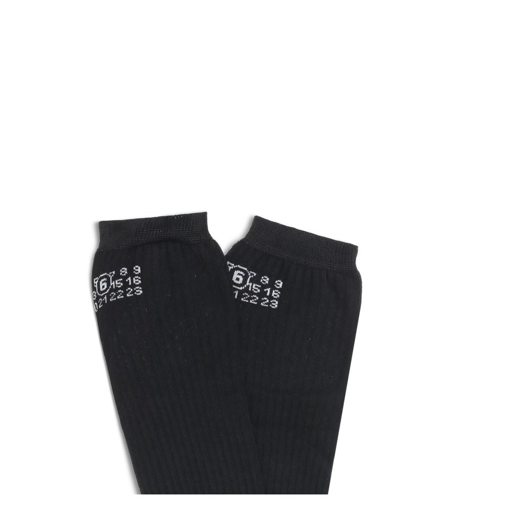 Black Viscose Socks