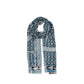 Blue Wool Scarf
