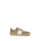 Beige Calf Leather Bos Taurus Low Top Sneakers