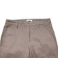 Cotton Stretch Straight Chino Trouser Brown